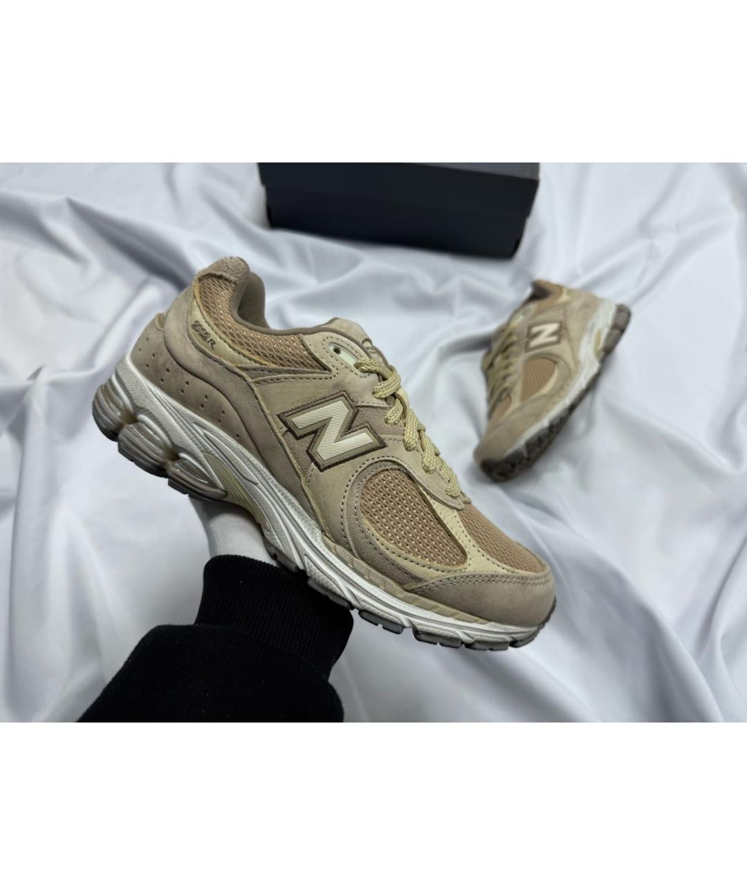 NEW BALANCE Бежевые низкие кроссовки / кеды, фото 2