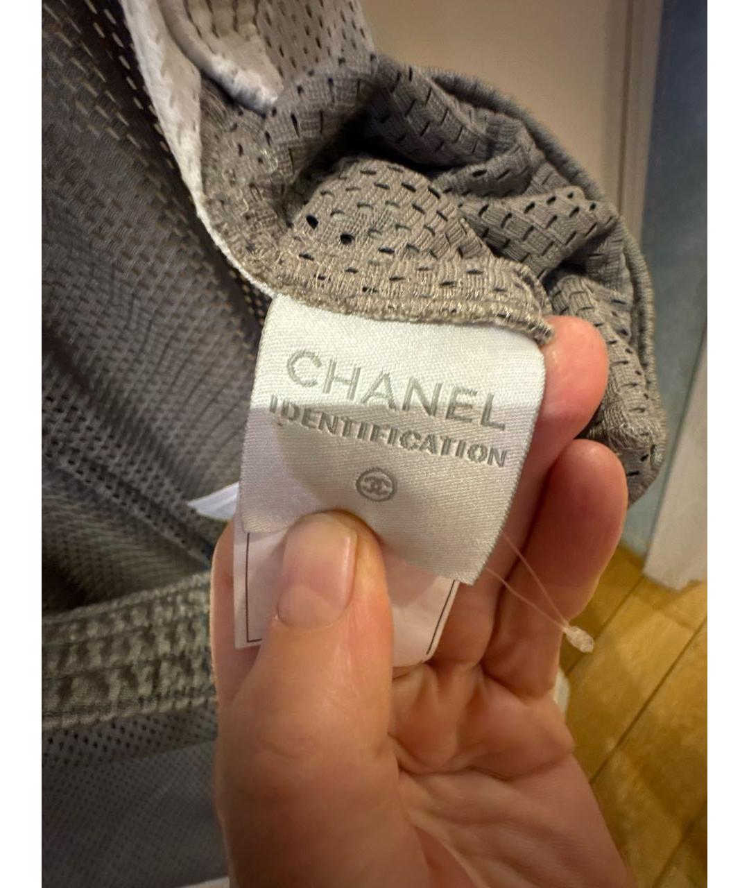 CHANEL Коричневые полиамидовые спортивные брюки и шорты, фото 4