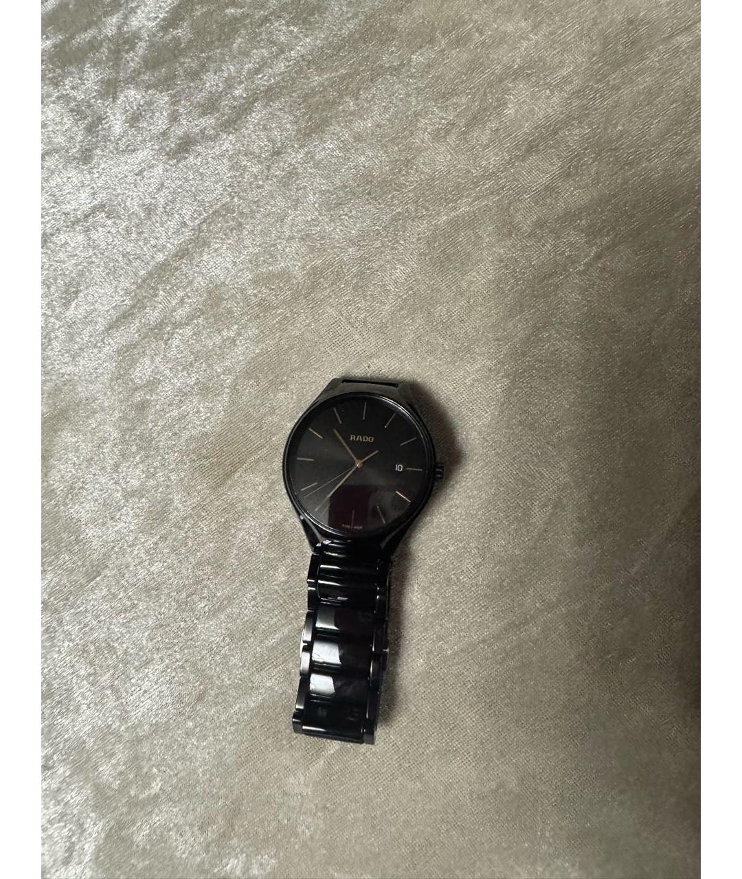RADO Черные керамические часы, фото 6