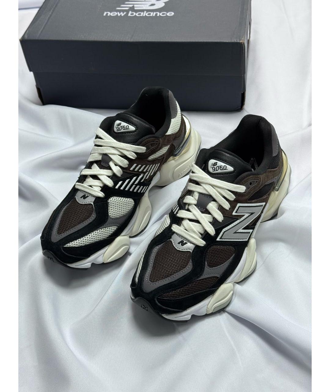 NEW BALANCE Черные замшевые низкие кроссовки / кеды, фото 4