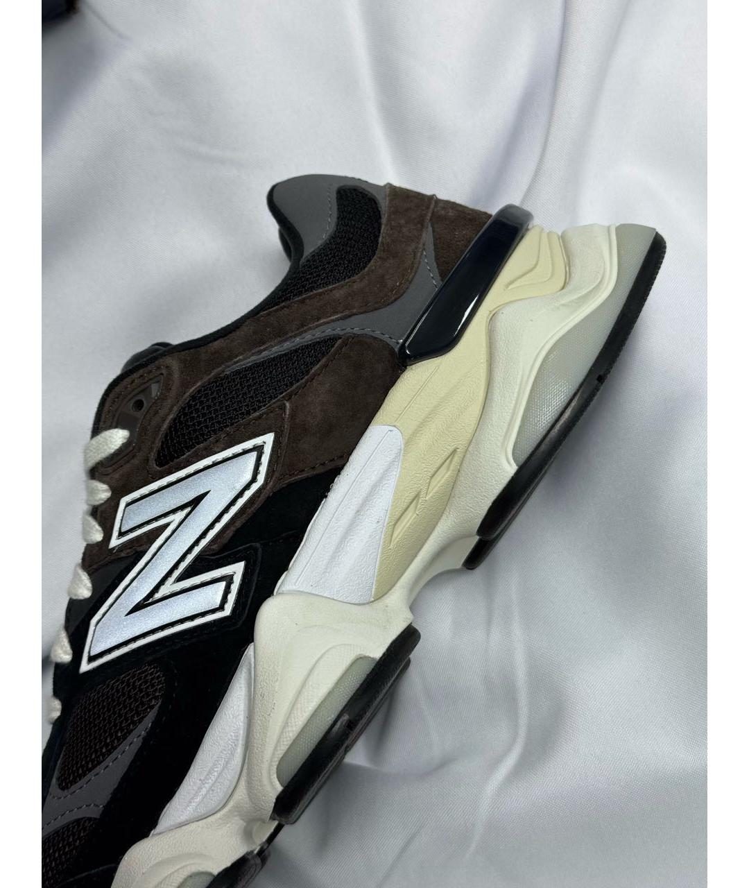 NEW BALANCE Черные замшевые низкие кроссовки / кеды, фото 5