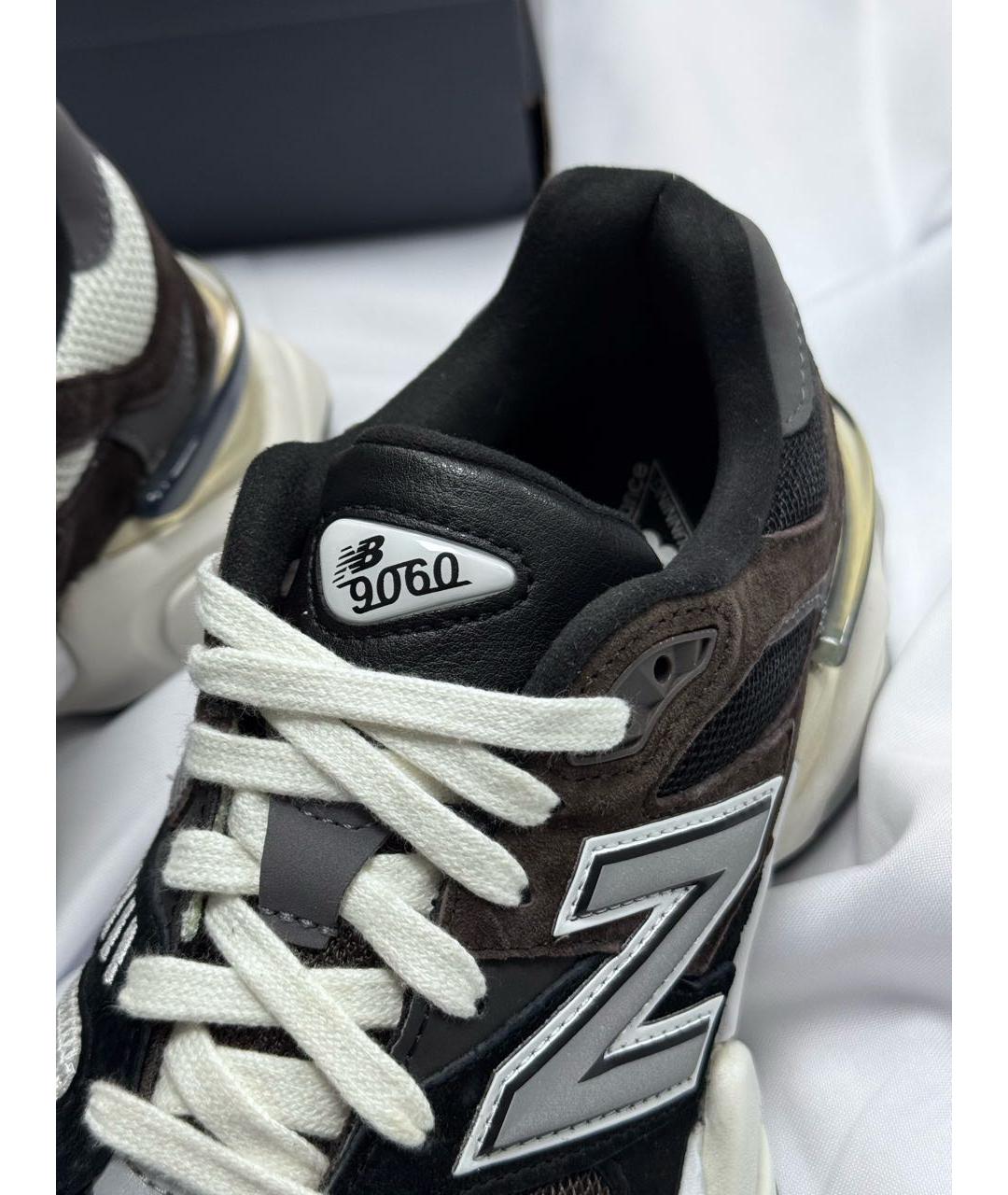 NEW BALANCE Черные замшевые низкие кроссовки / кеды, фото 6