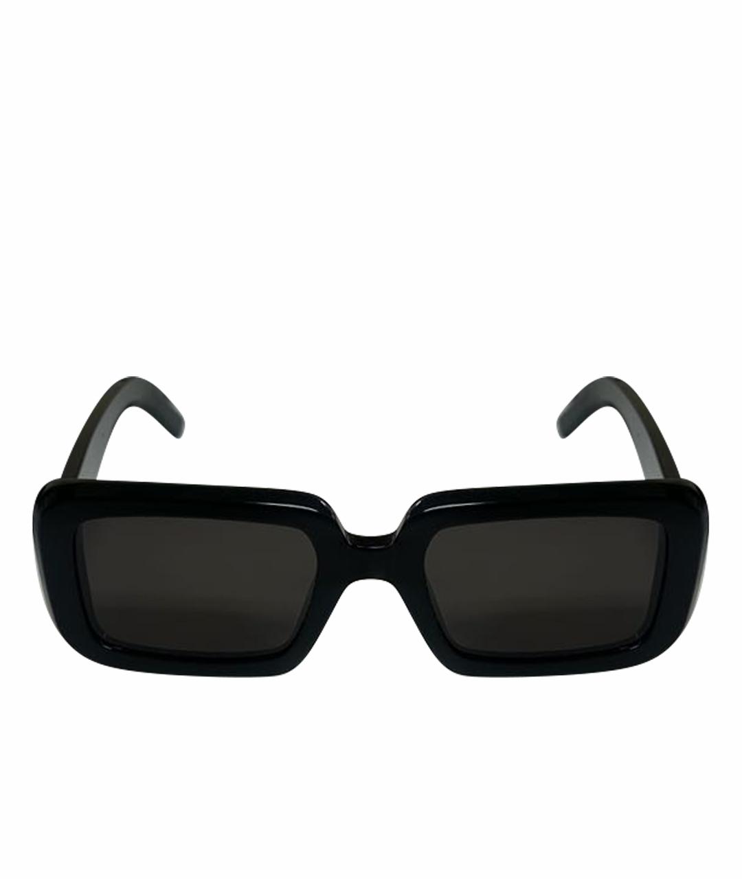 YVES SAINT LAURENT BEAUTY Черные пластиковые солнцезащитные очки, фото 1