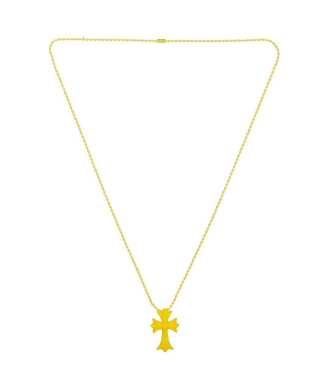 CHROME HEARTS Желтая латунная цепочка, фото 1