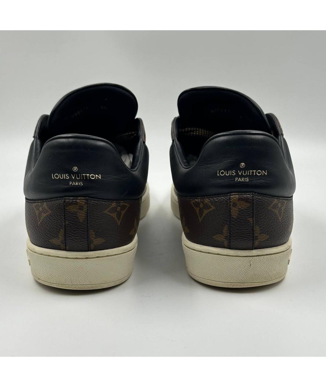 LOUIS VUITTON Коричневые низкие кроссовки / кеды, фото 5