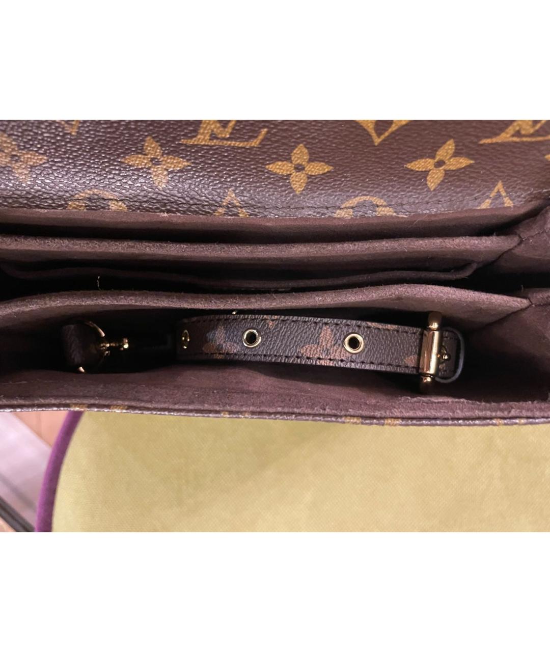 LOUIS VUITTON Коричневая сумка тоут, фото 3