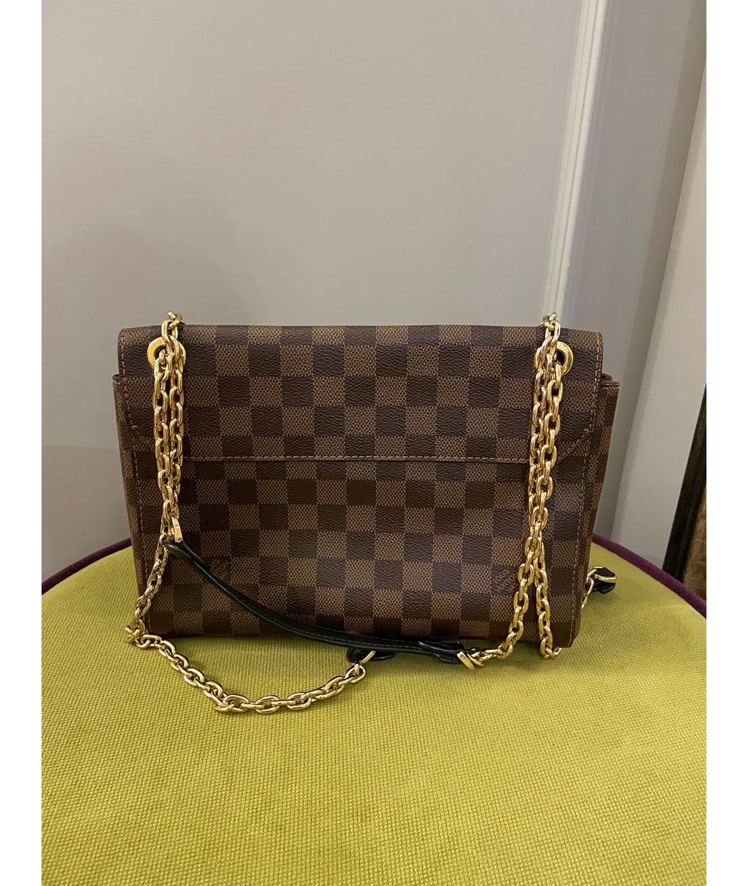 LOUIS VUITTON Коричневая сумка тоут, фото 3