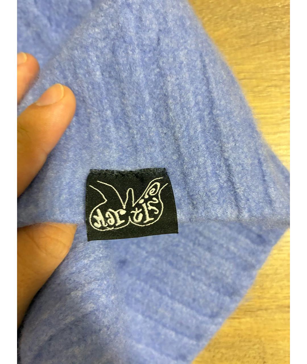 MARTINE ROSE Синяя шерстяная жилетка, фото 4