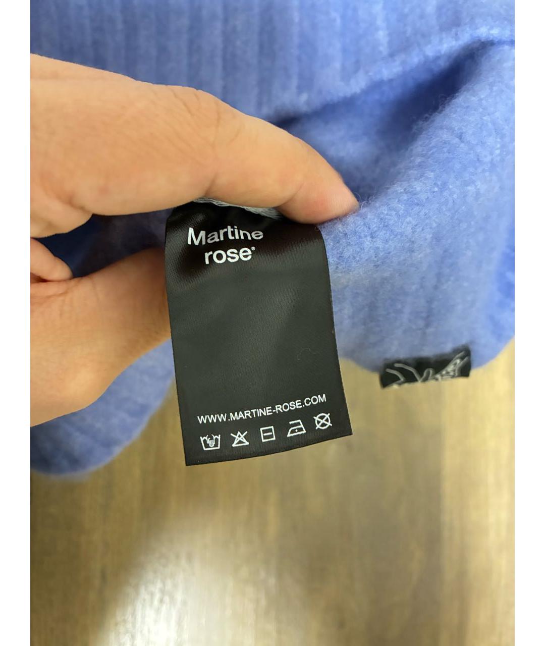MARTINE ROSE Синяя шерстяная жилетка, фото 5
