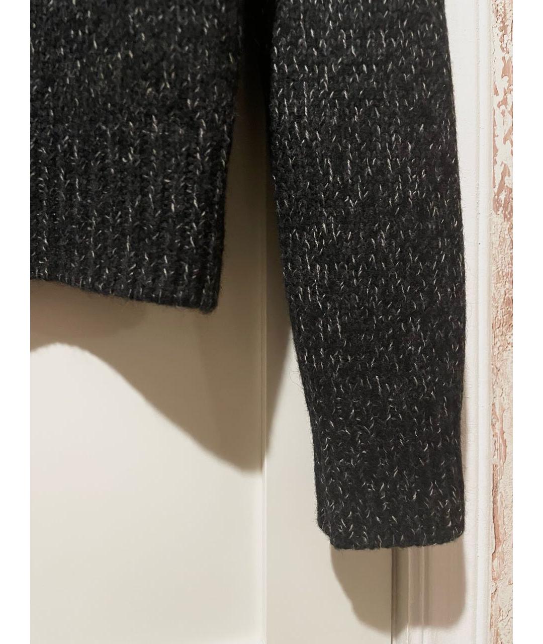 GUCCI Черный шерстяной джемпер / свитер, фото 2