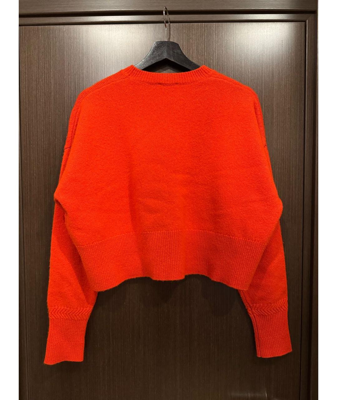 DIESEL Красный шерстяной джемпер / свитер, фото 2