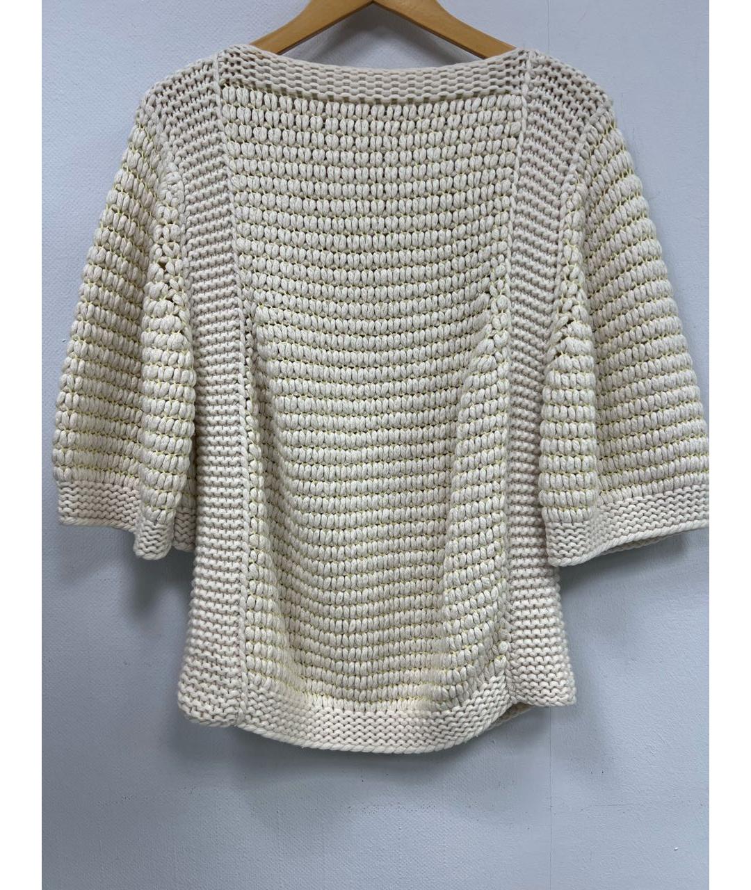 HERMES Белый кашемировый джемпер / свитер, фото 7