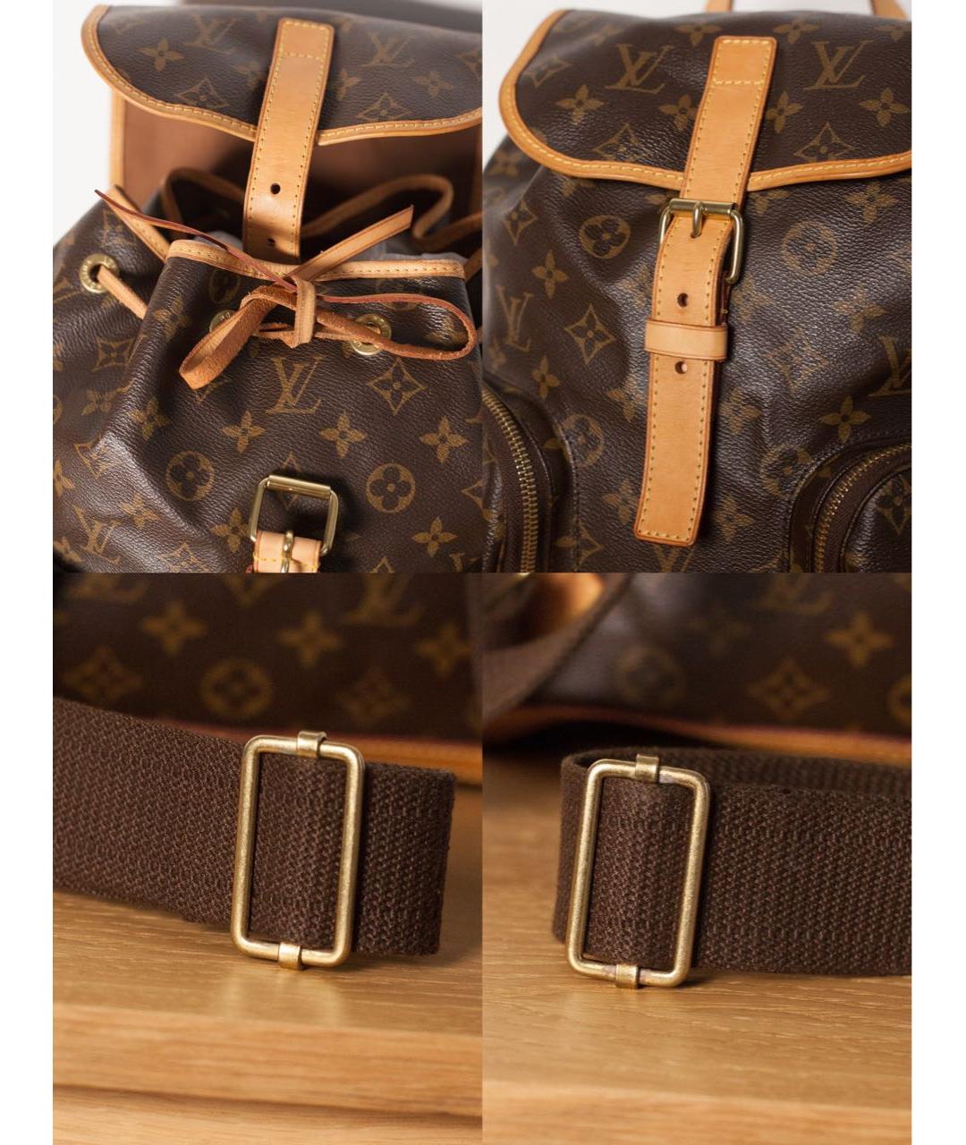 LOUIS VUITTON Коричневый рюкзак, фото 6