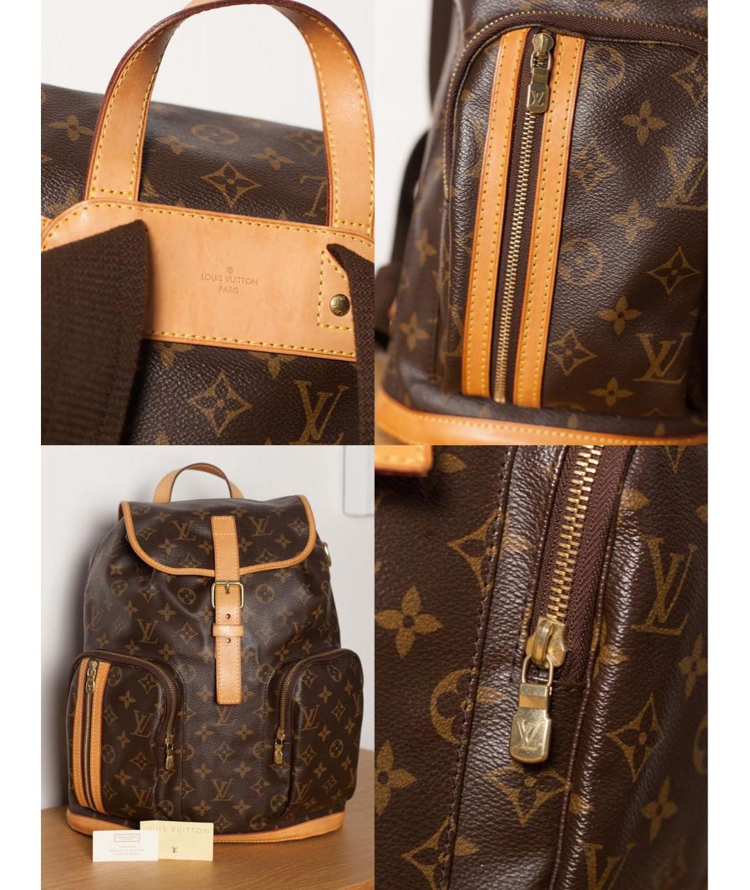 LOUIS VUITTON Коричневый рюкзак, фото 5