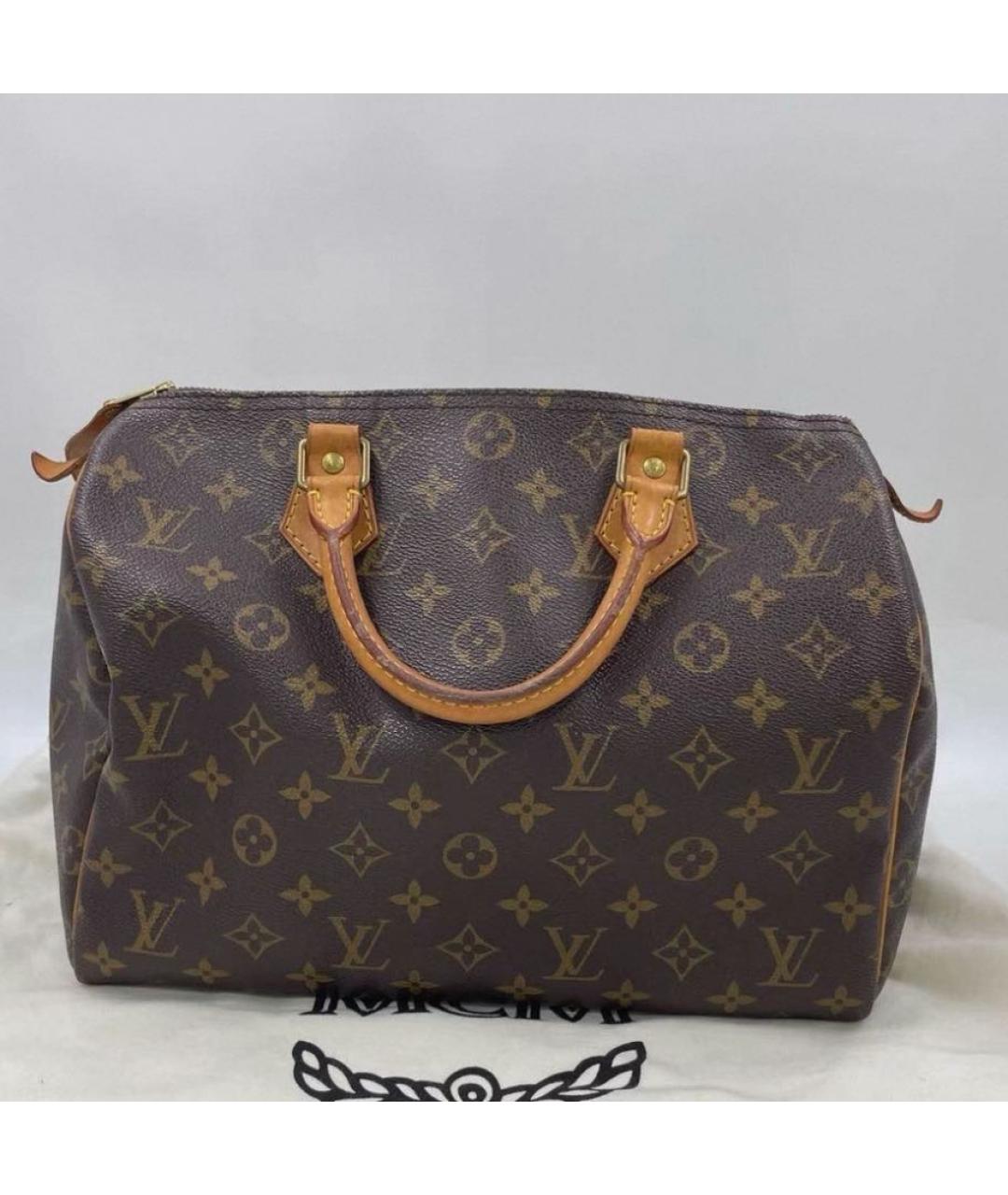 LOUIS VUITTON Коричневая сумка через плечо, фото 5