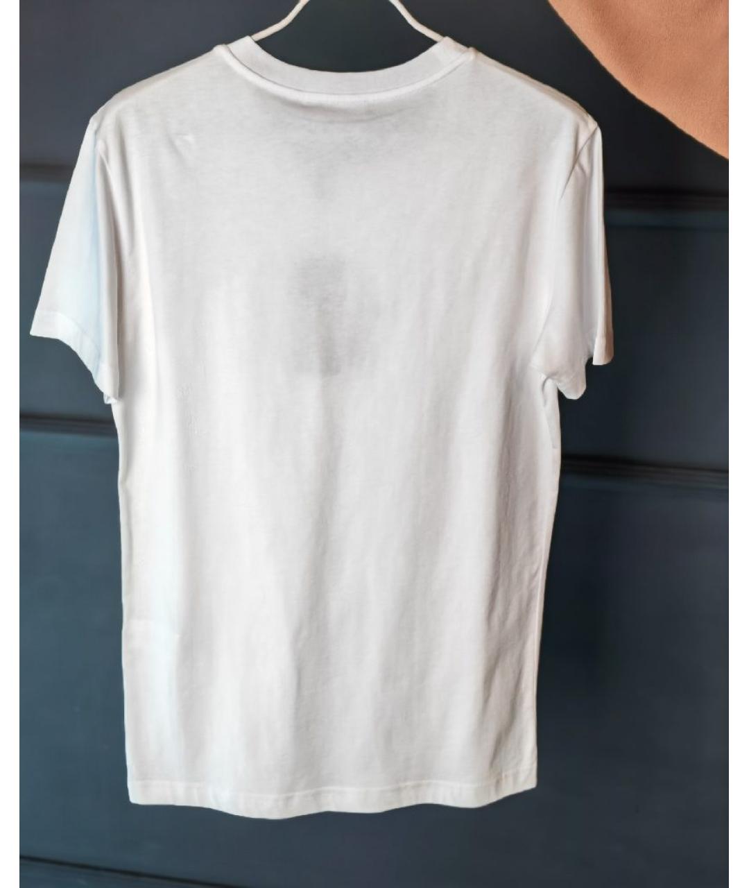 DOLCE&GABBANA Белая хлопковая футболка, фото 2