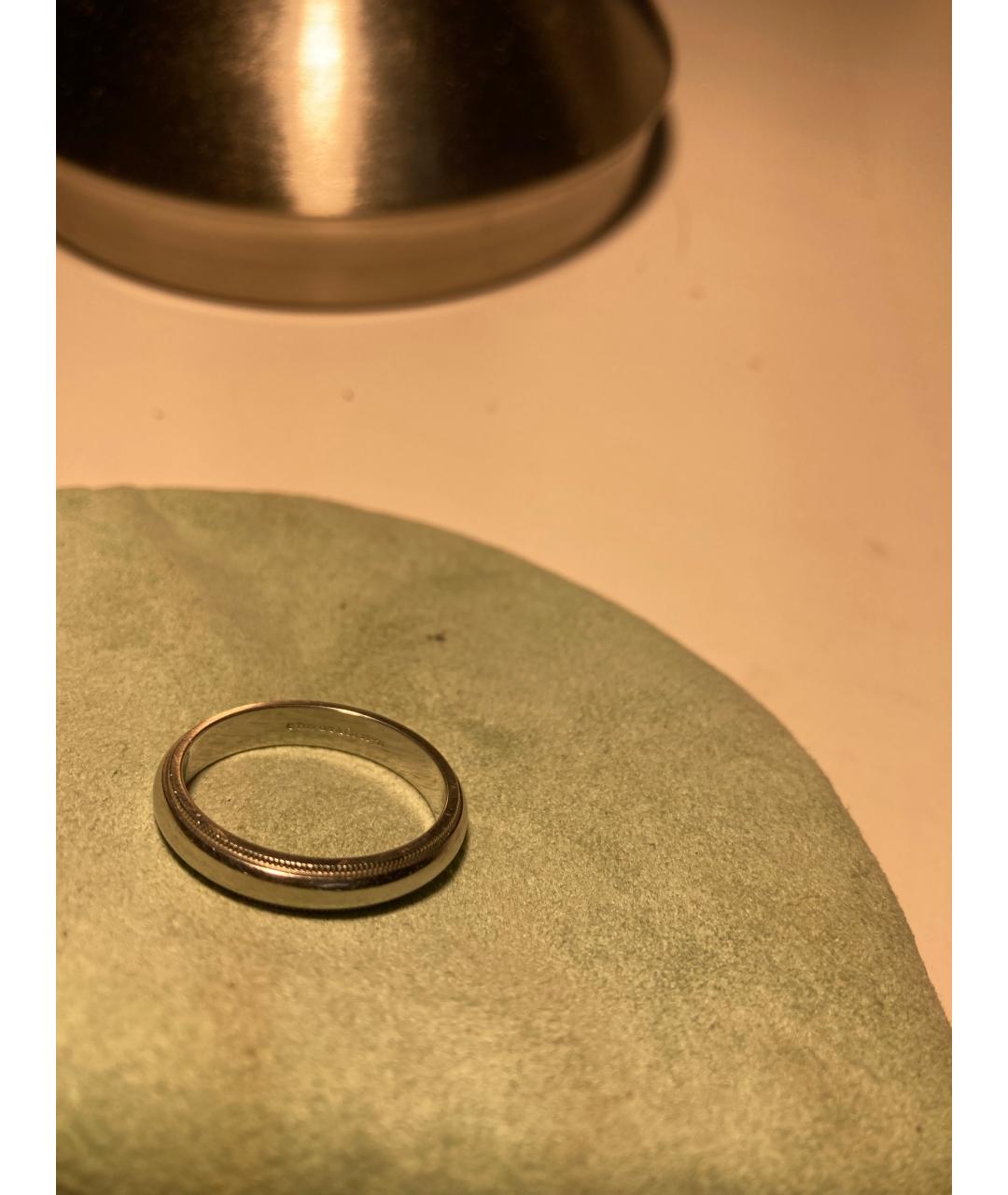 TIFFANY&CO Серебряное платиновое кольцо, фото 2