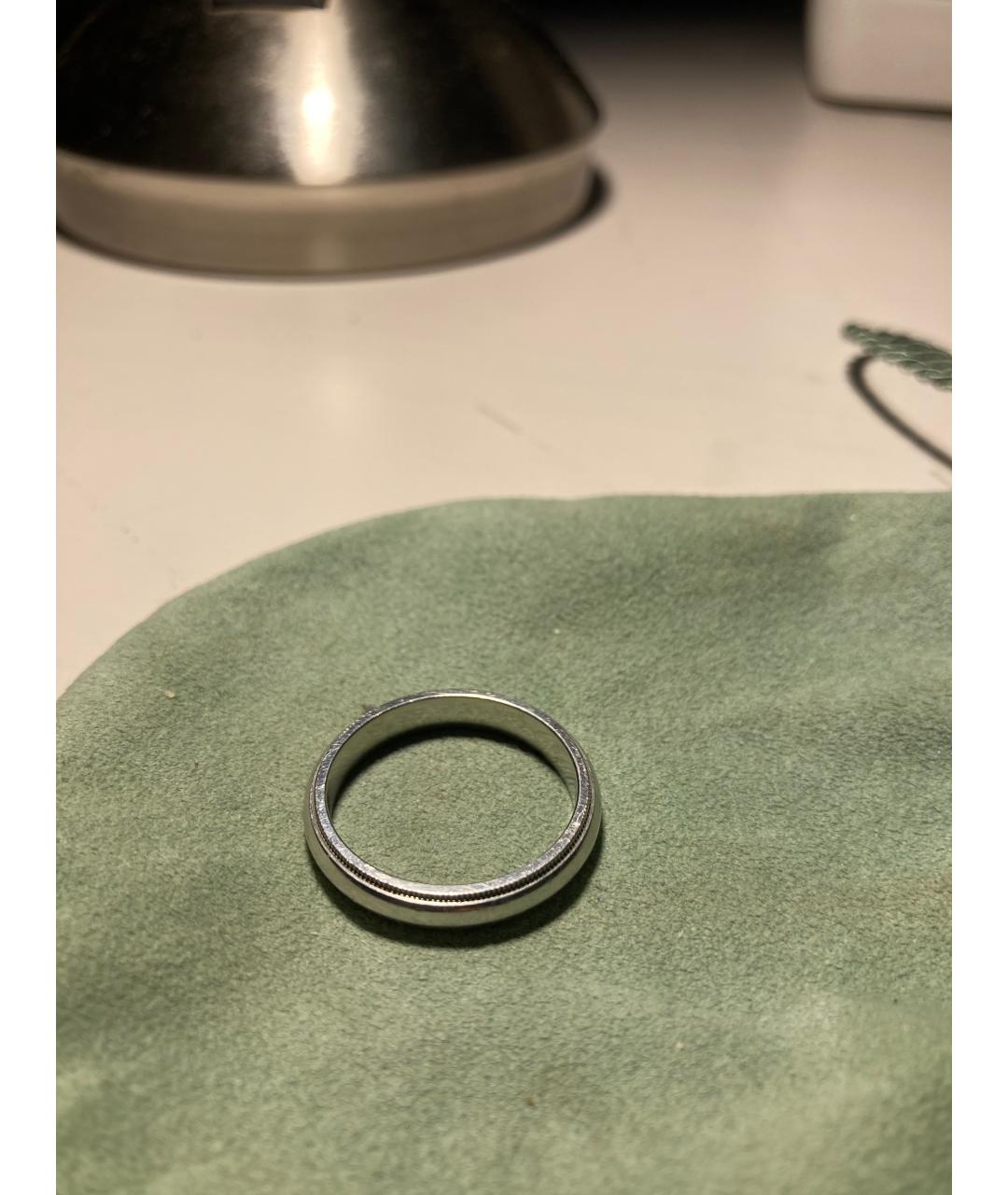 TIFFANY&CO Серебряное платиновое кольцо, фото 3