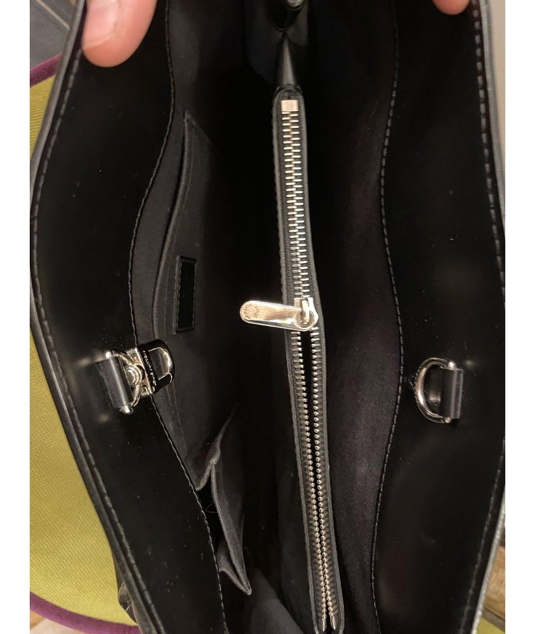 LOUIS VUITTON Черная сумка тоут, фото 3