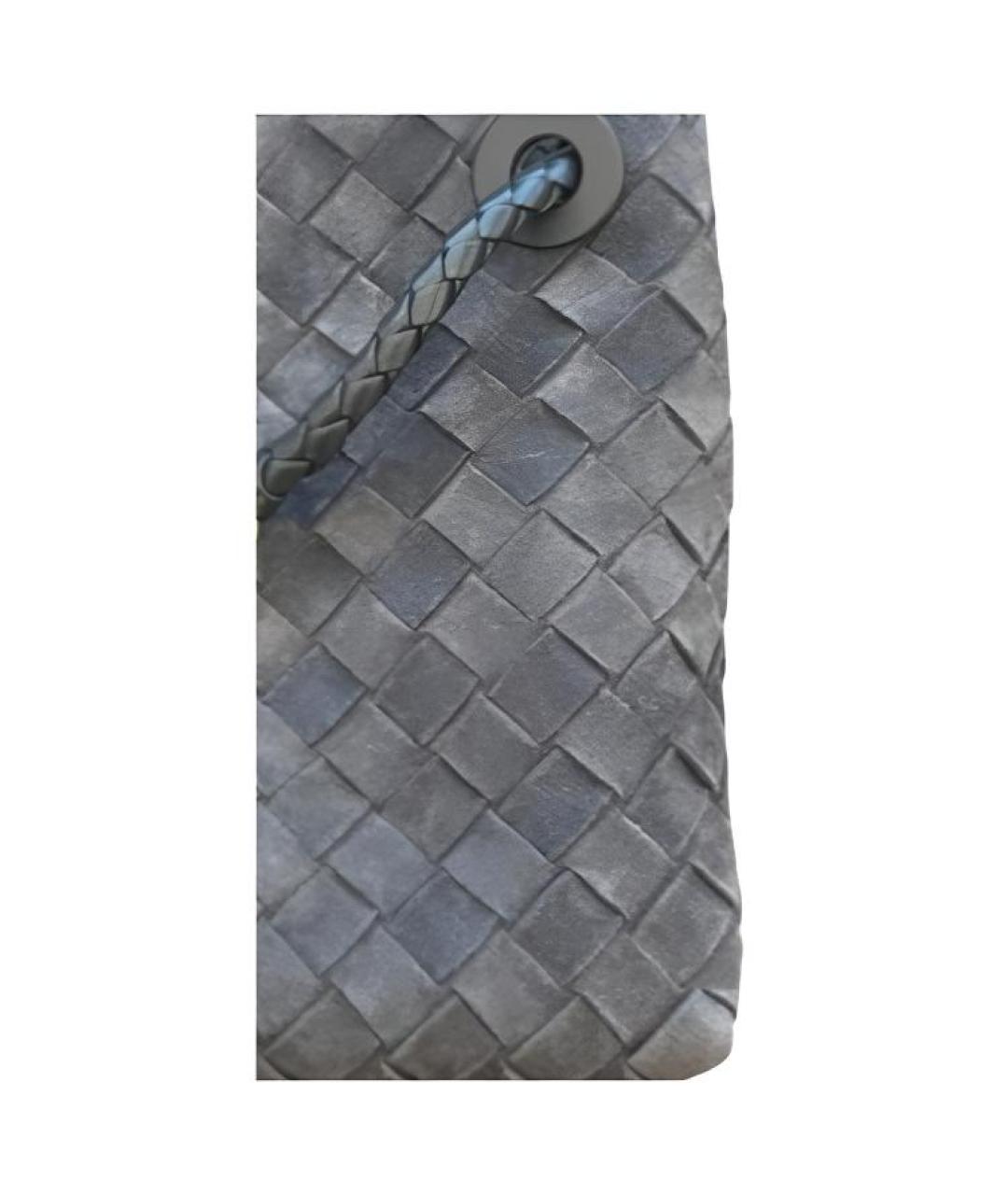 BOTTEGA VENETA Серая сумка через плечо, фото 2