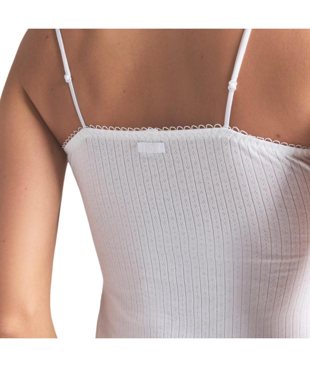 SKIMS Белая майка, фото 5