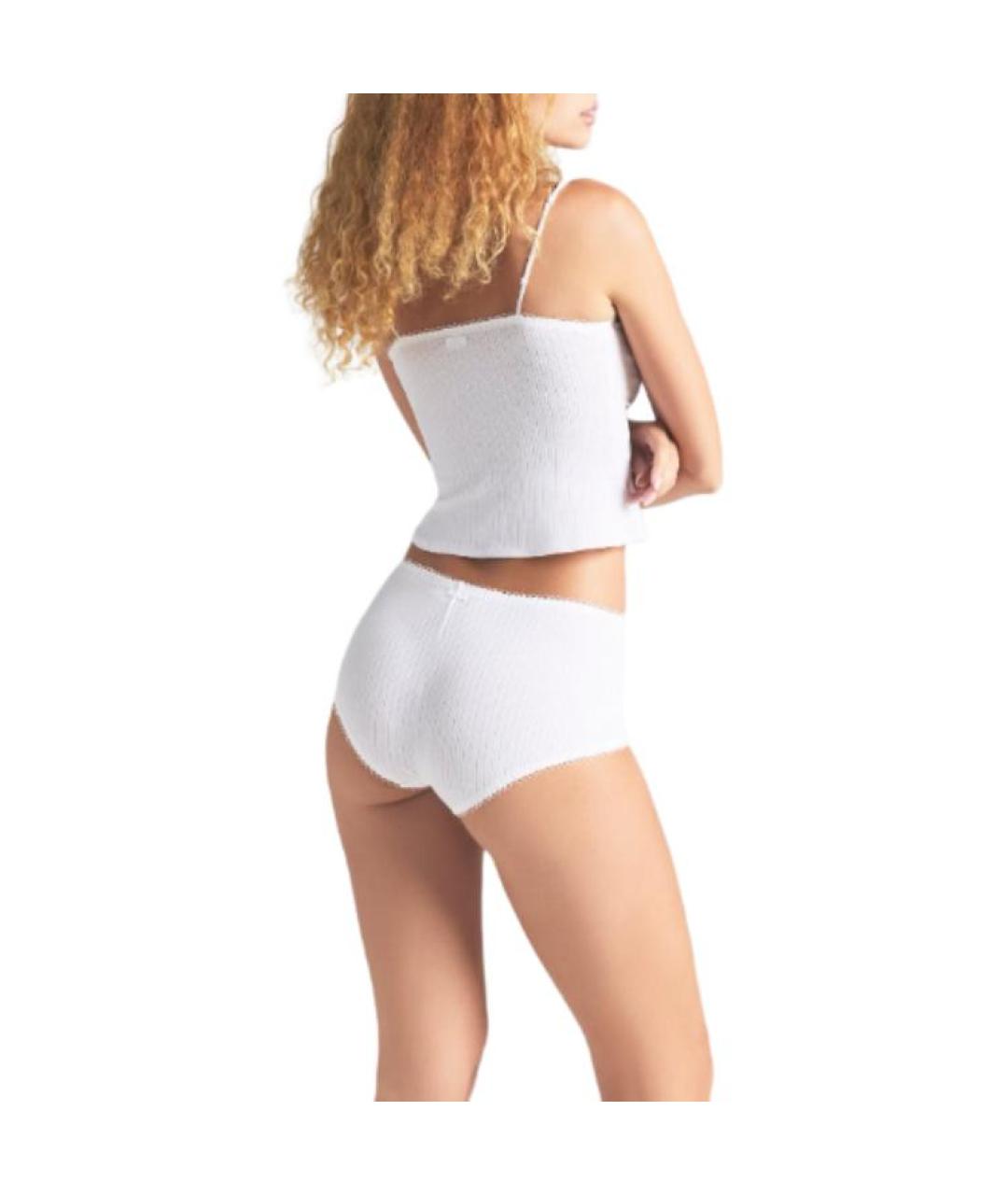 SKIMS Белая майка, фото 4