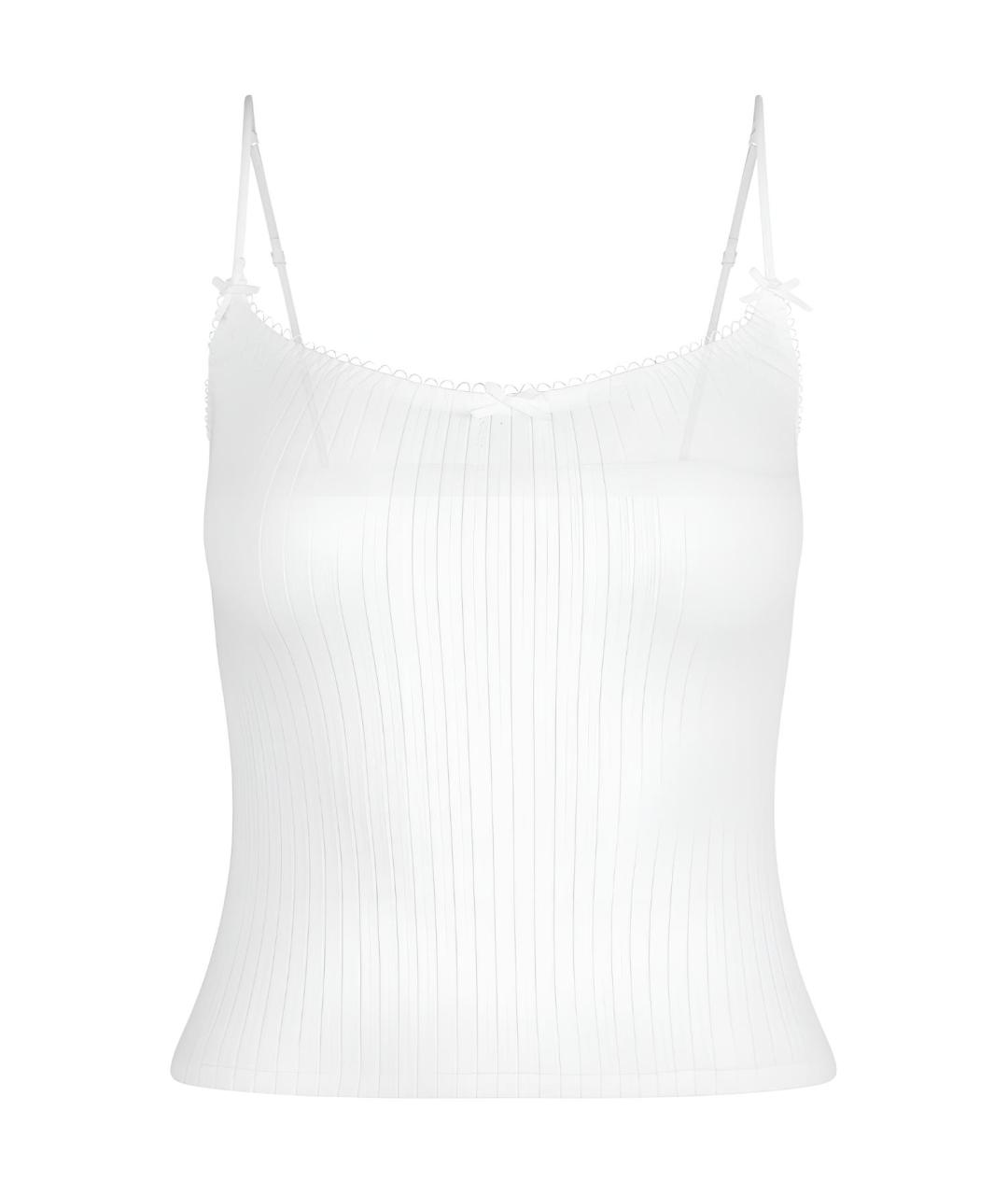 SKIMS Белая майка, фото 1