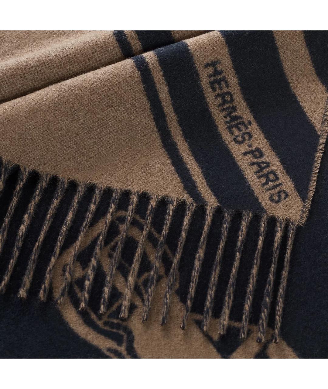 HERMES Мульти кашемировый шарф, фото 3