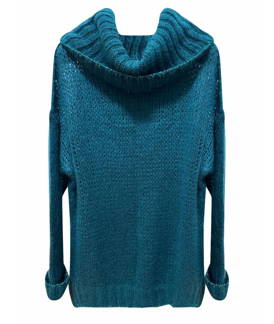 TWIN-SET Зеленый шерстяной джемпер / свитер, фото 1