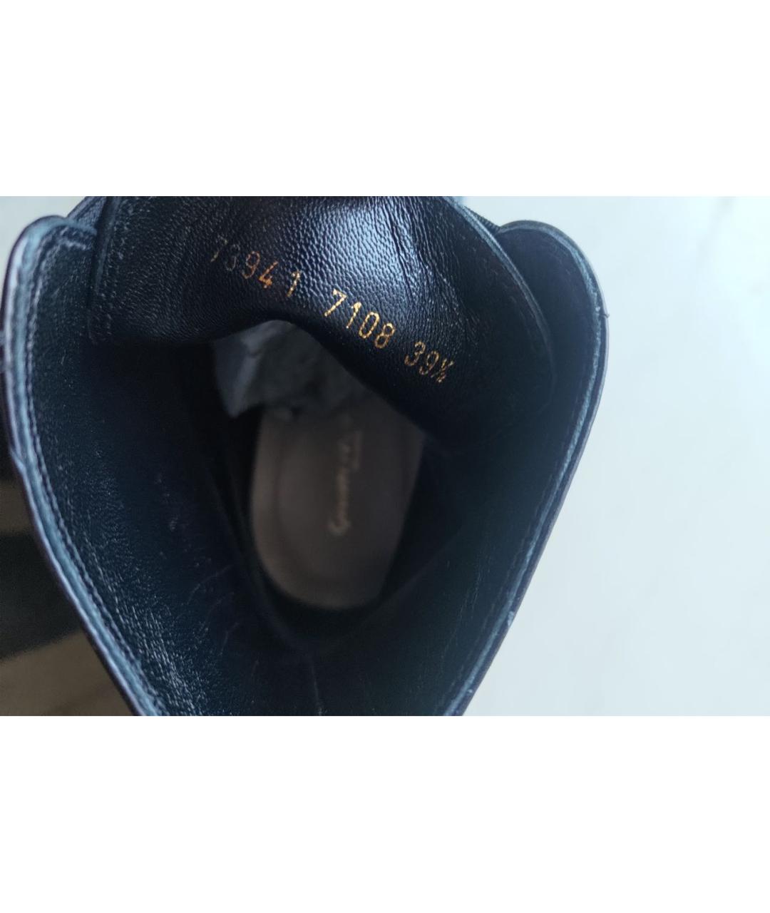 GIANVITO ROSSI Черные кожаные ботинки, фото 7