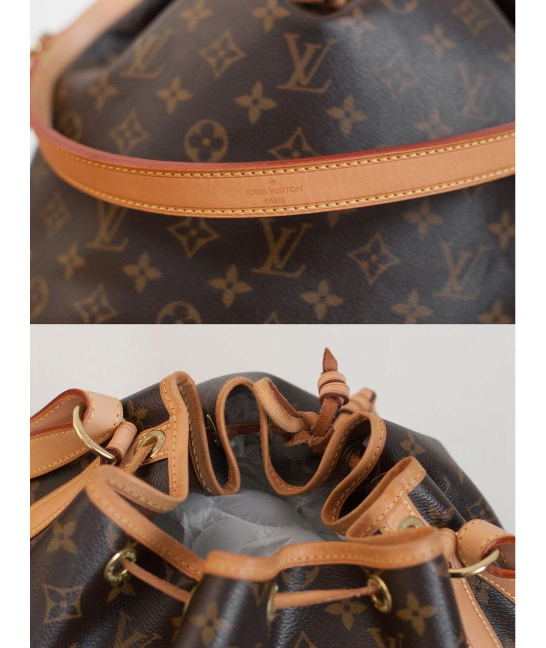 LOUIS VUITTON Коричневая сумка тоут, фото 7