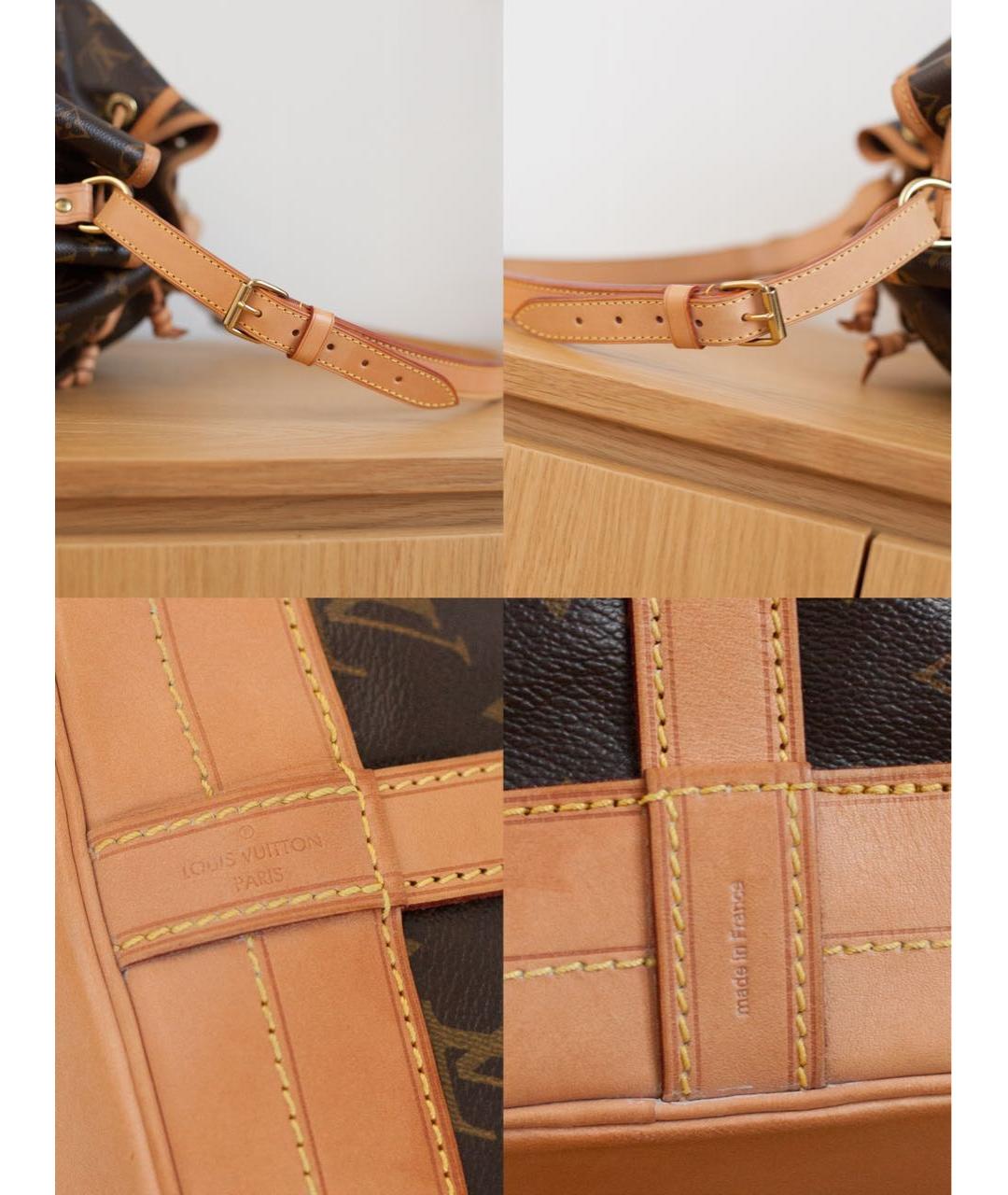 LOUIS VUITTON Коричневая сумка тоут, фото 6