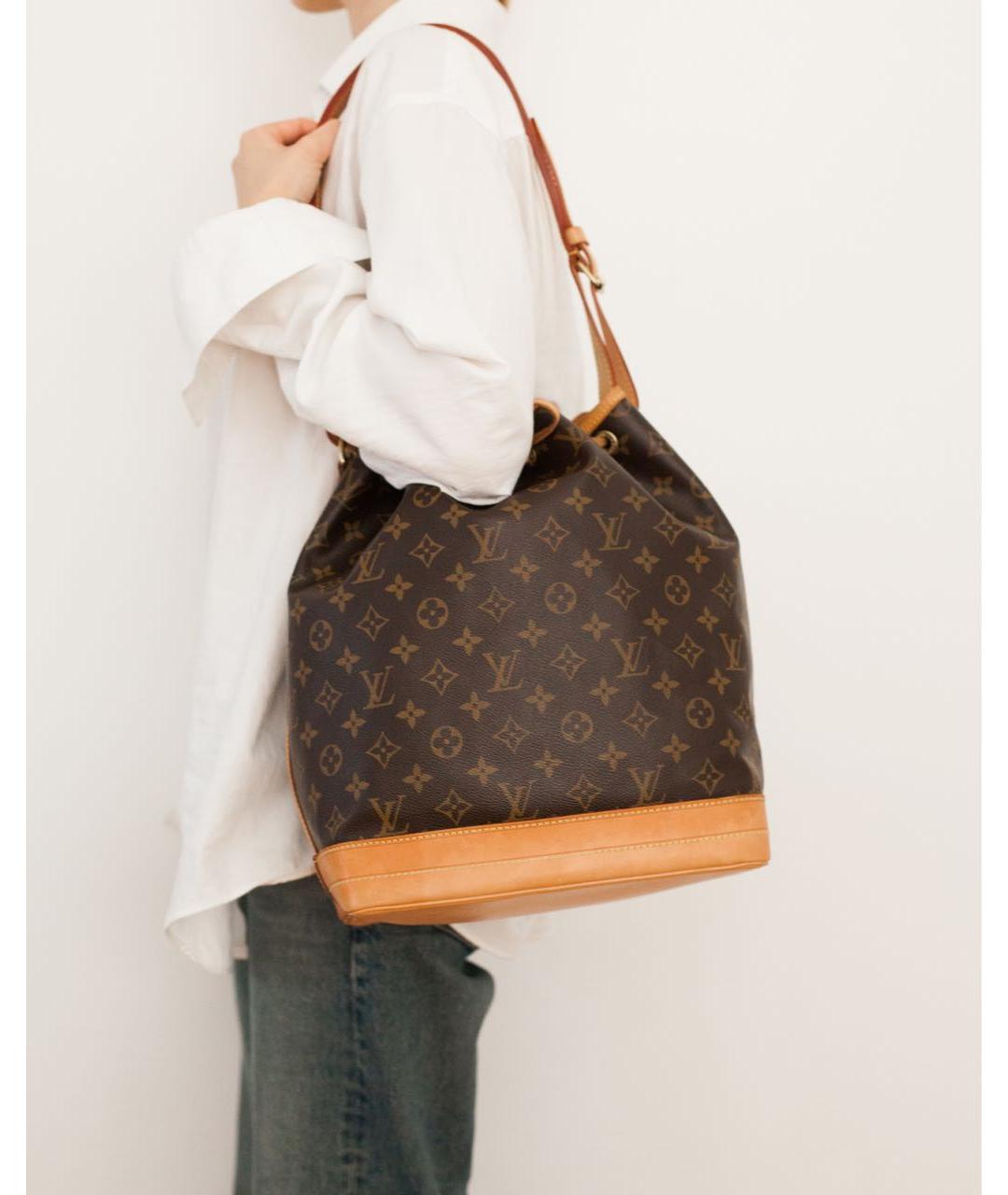 LOUIS VUITTON Коричневая сумка тоут, фото 2