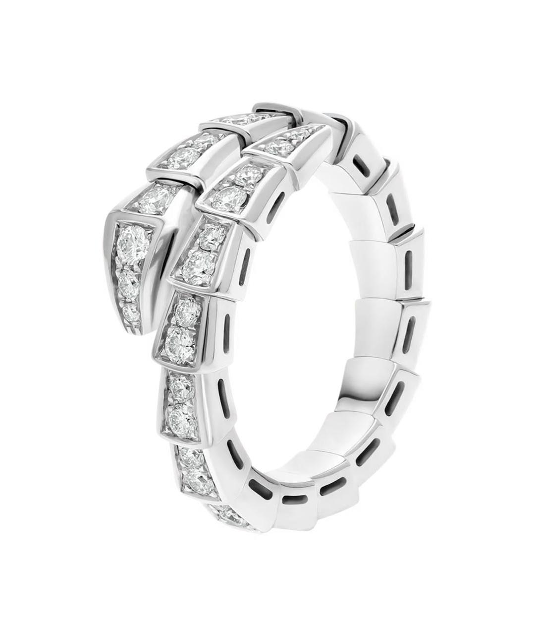 BVLGARI Серебряное кольцо из белого золота, фото 1