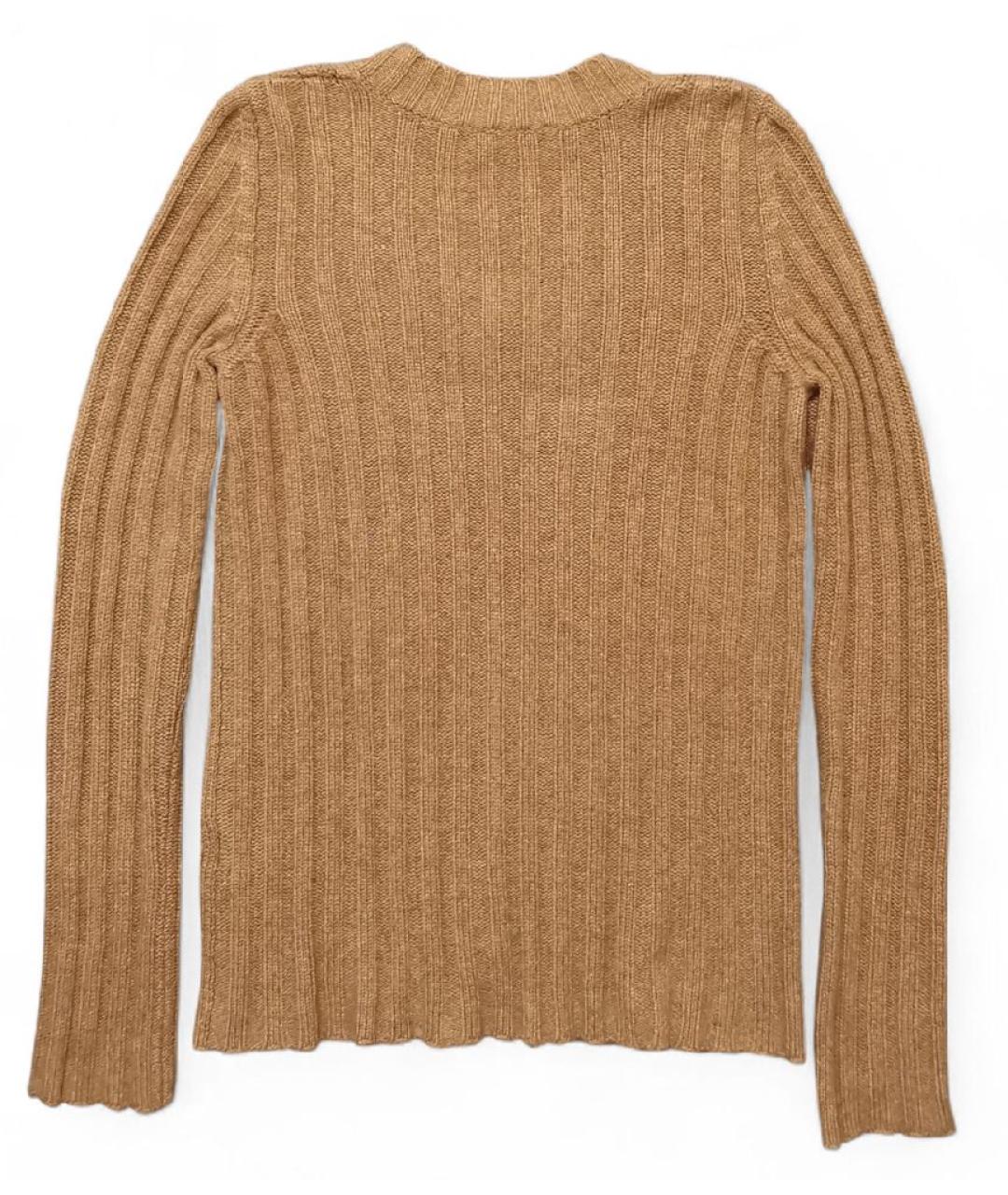 DOLCE&GABBANA Коричневый кашемировый джемпер / свитер, фото 2