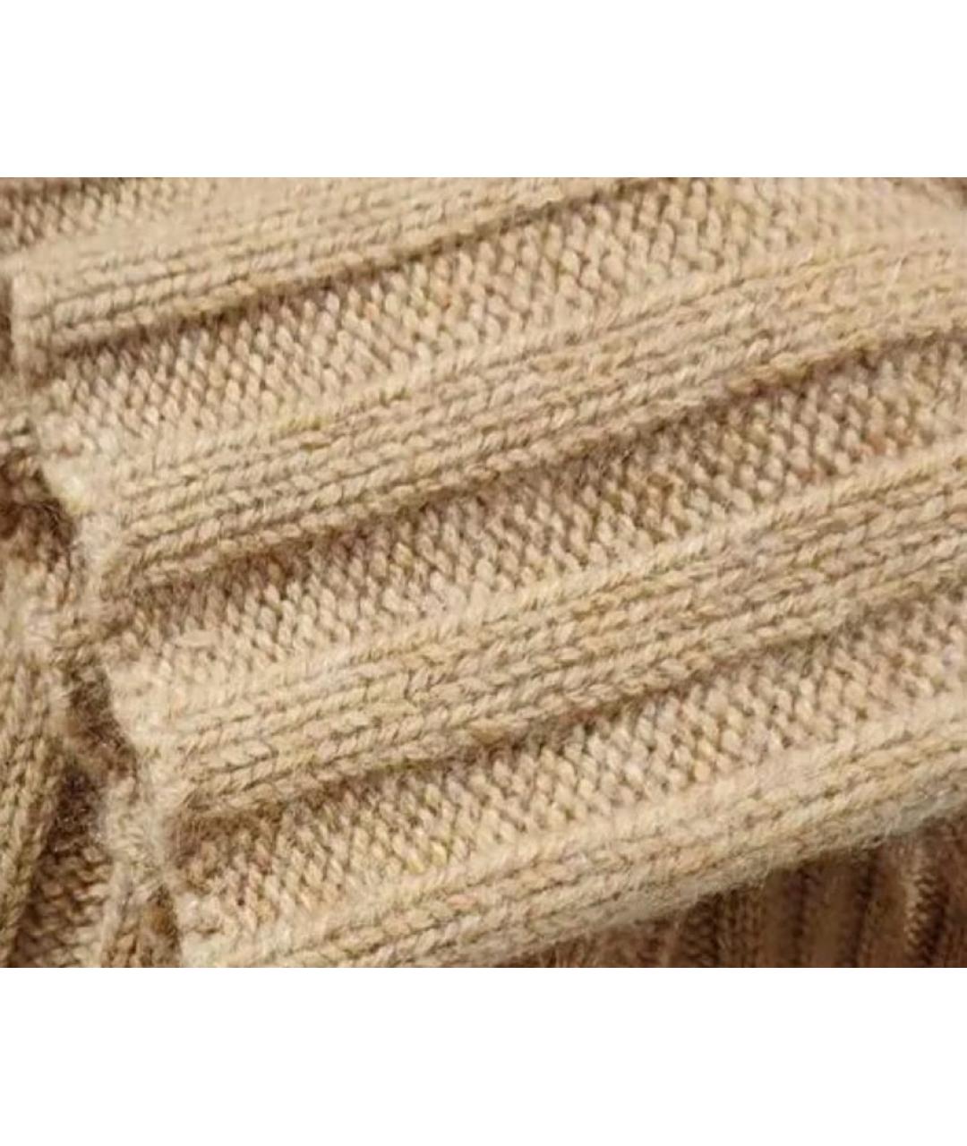 DOLCE&GABBANA Коричневый кашемировый джемпер / свитер, фото 5