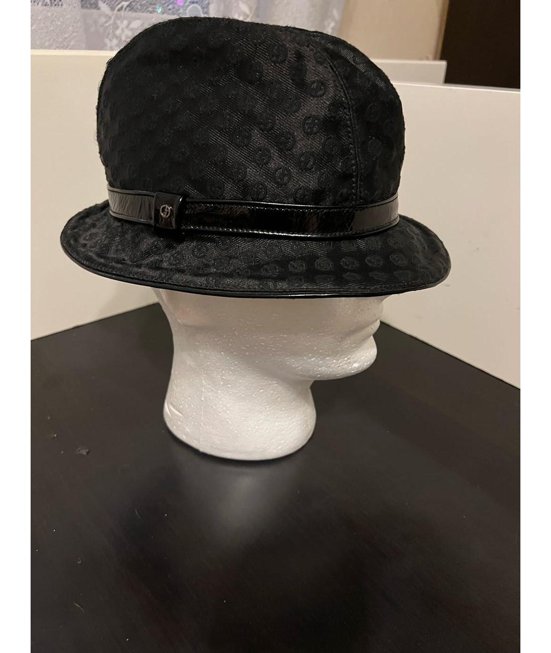 GIORGIO ARMANI Черная шляпа, фото 3