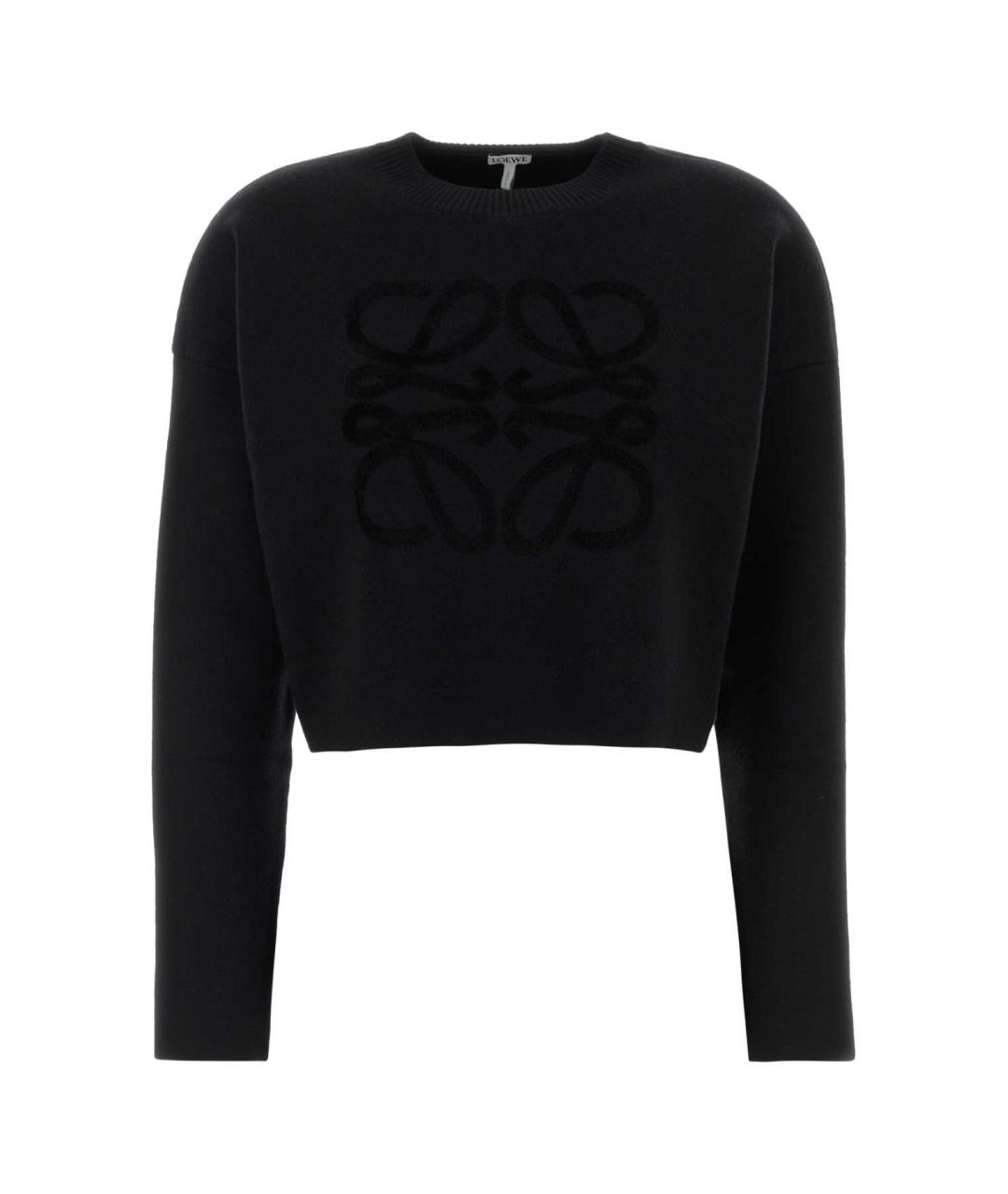 LOEWE Черный шерстяной джемпер / свитер, фото 1