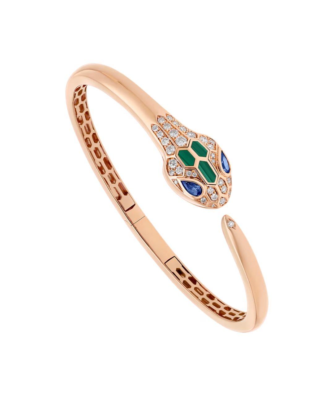 BVLGARI Бежевый браслет из розового золота, фото 3