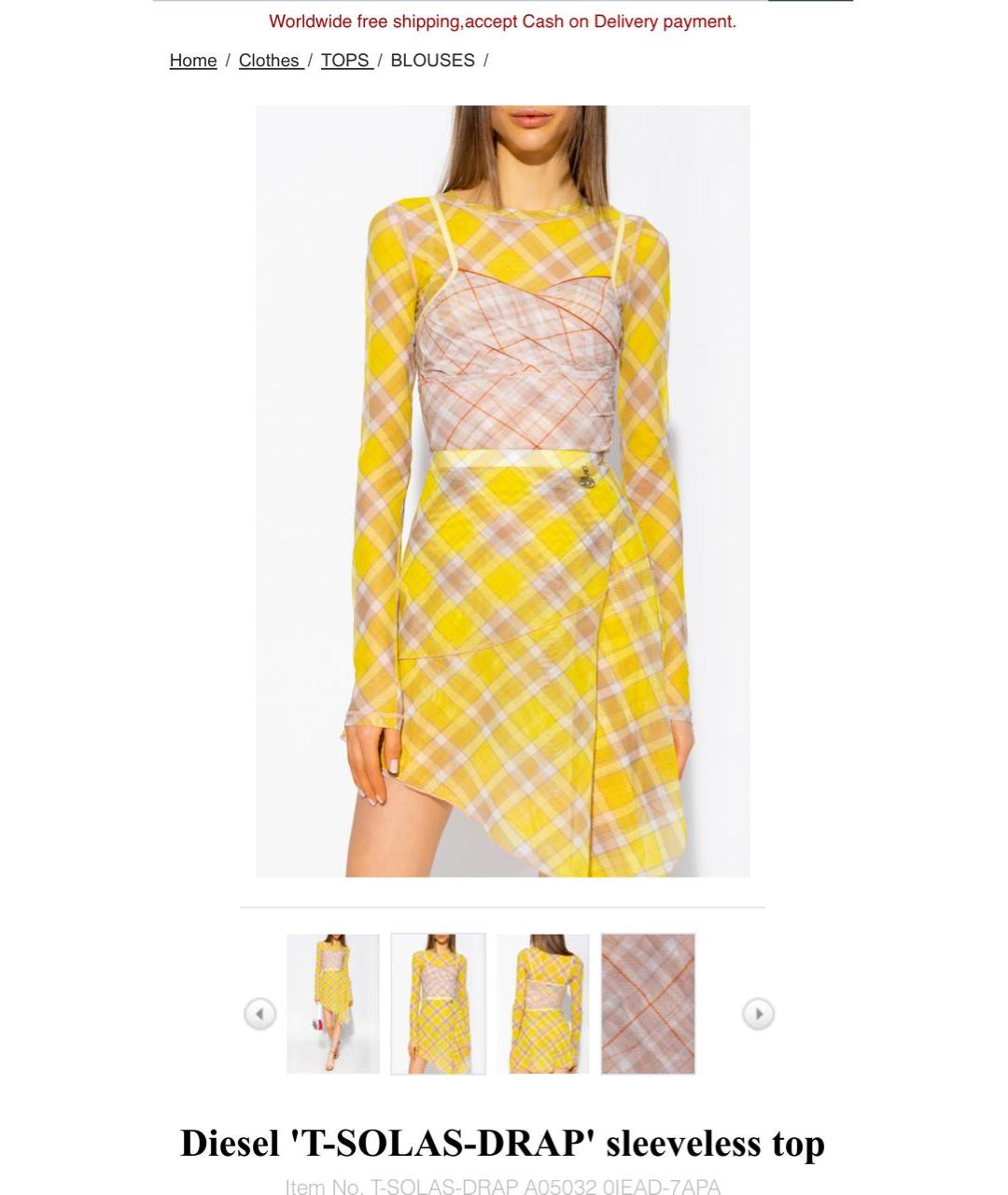 DIESEL Мульти полиамидовая майка, фото 8