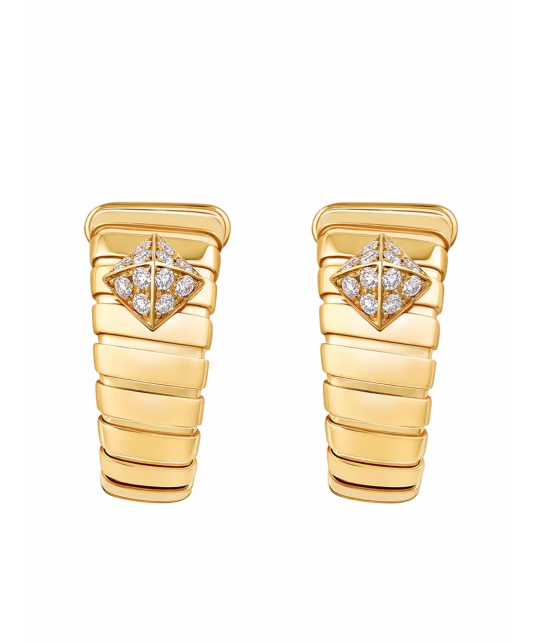 BVLGARI Желтые серьги из желтого золота, фото 1