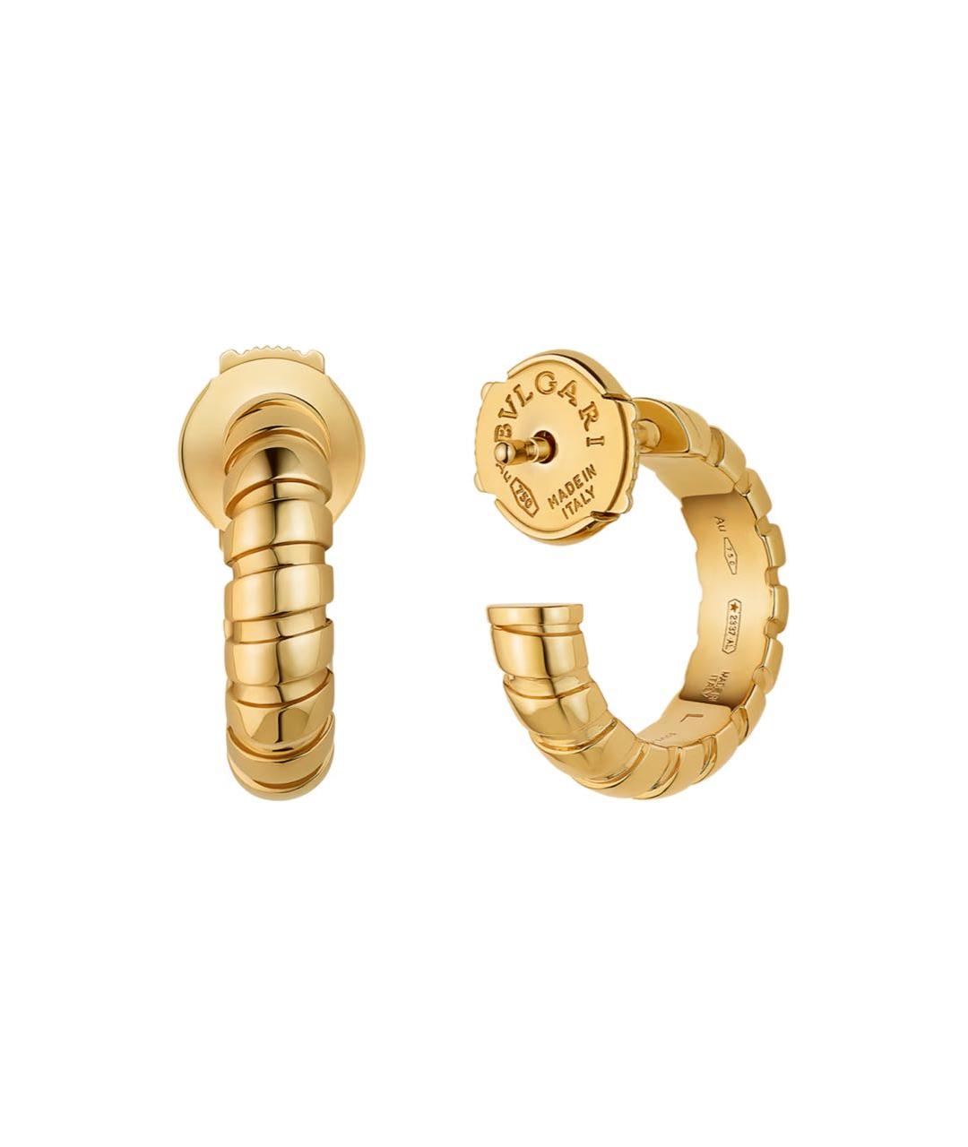 BVLGARI Желтые серьги из желтого золота, фото 3