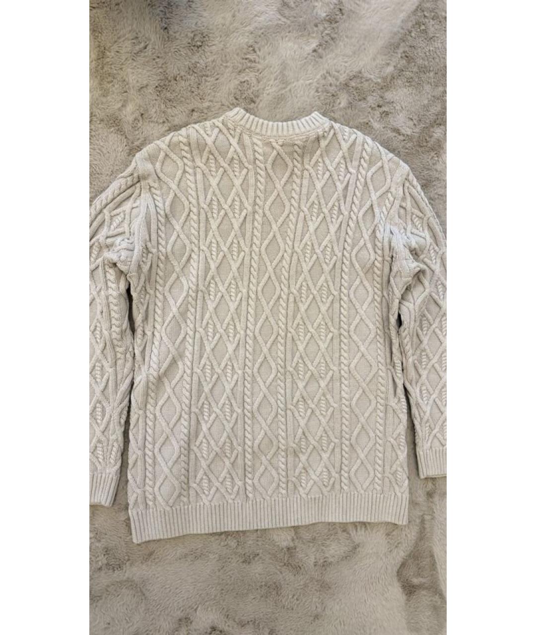 ROKH Бежевый хлопковый джемпер / свитер, фото 8