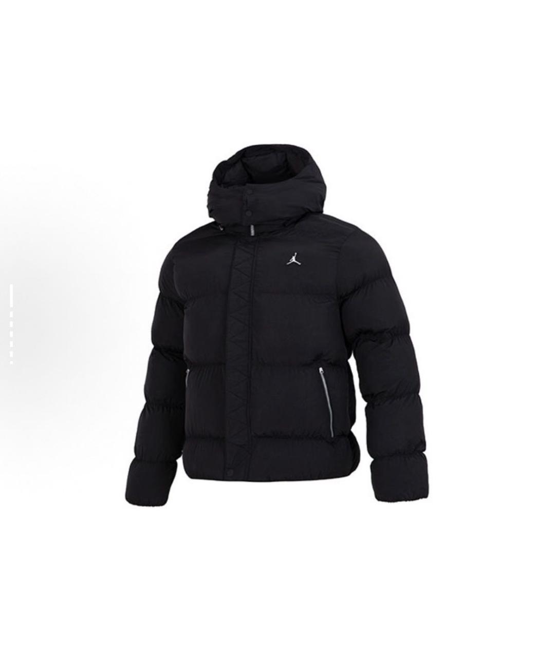 JORDAN Черный пуховик, фото 1
