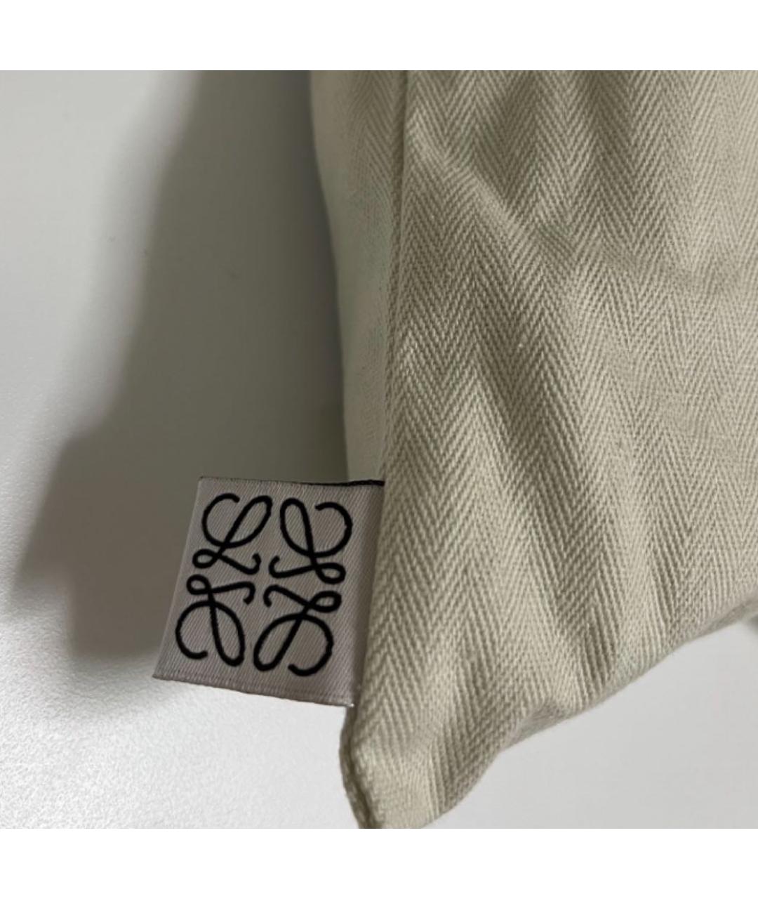 LOEWE Синяя тканевая сумка через плечо, фото 5