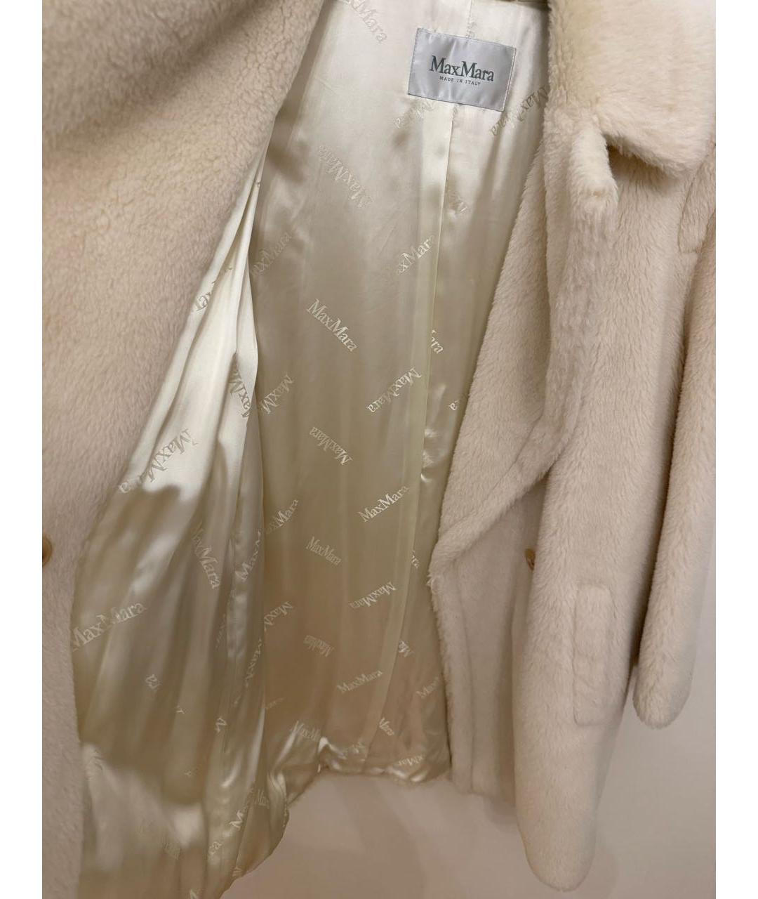 MAX MARA Бежевая меховая шуба, фото 5