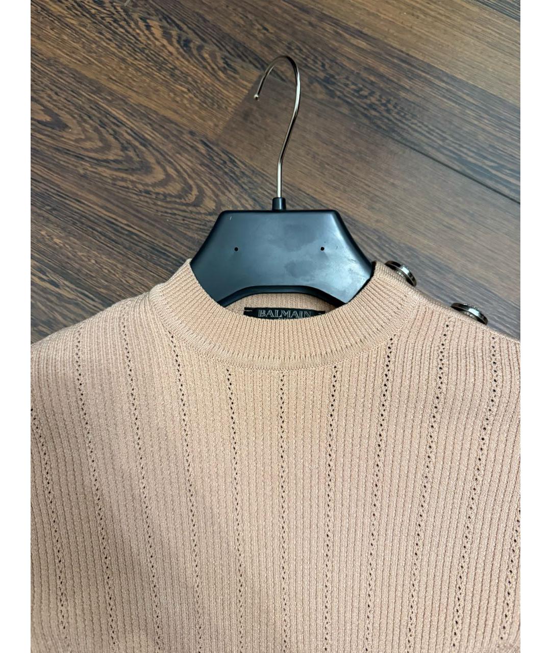 BALMAIN Бежевый джемпер / свитер, фото 2