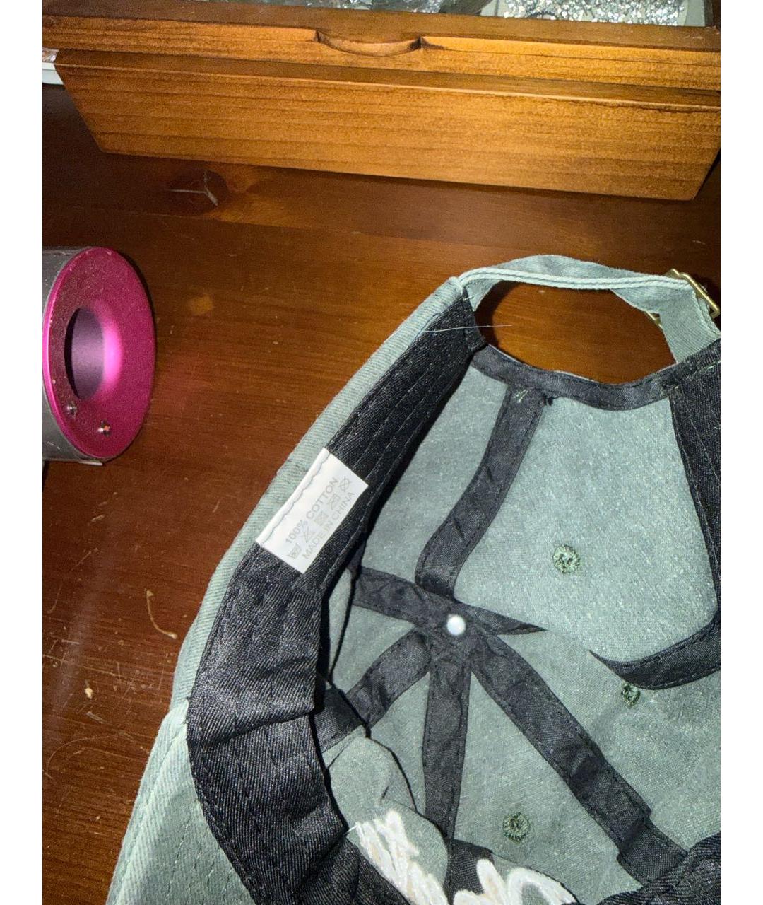 PLANTA ROSA Антрацитовая хлопковая кепка, фото 3