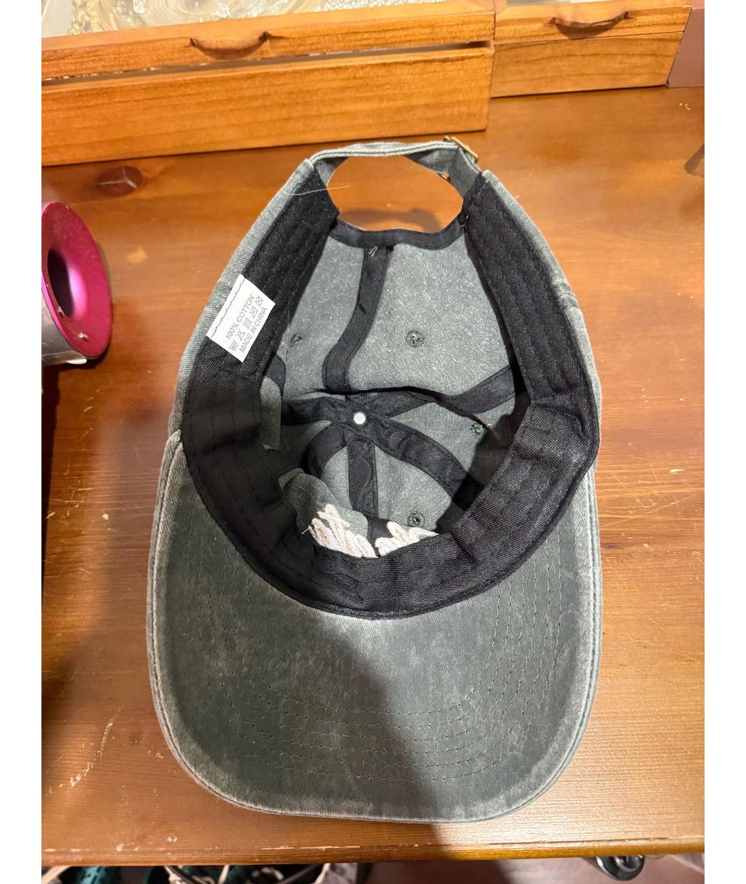 PLANTA ROSA Антрацитовая хлопковая кепка, фото 2