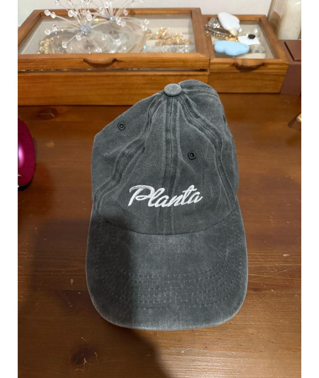 PLANTA ROSA Антрацитовая хлопковая кепка, фото 4